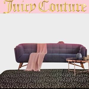 Juicy Couture Home Luxurious Plush Leopord Print Area Rug